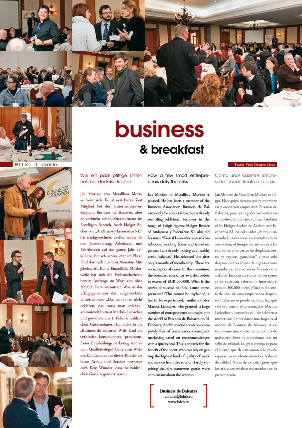 Business and Breakfast