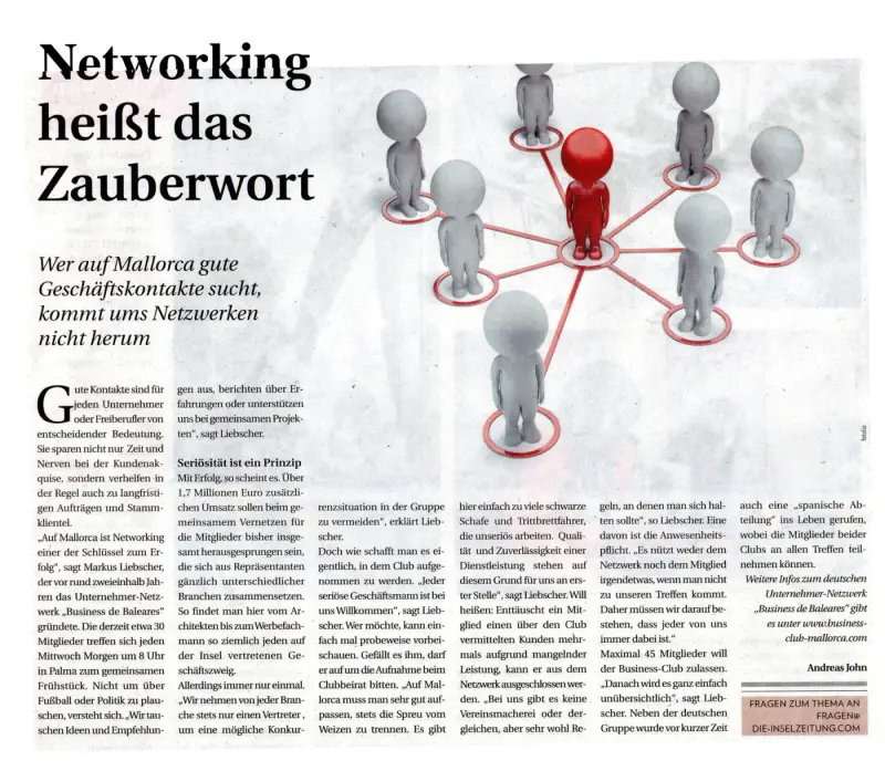 Die Inselzeitung: Networking heißt das Zauberwort